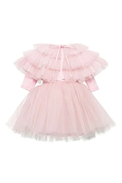 Mini Celebrities Kids'  Cloud Tulle Dress Set In Pink