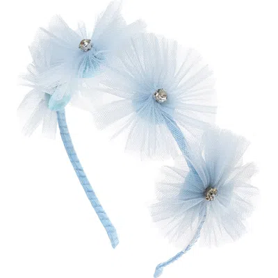 Mini Celebrities Babies'  Daisy Headbands In Blue