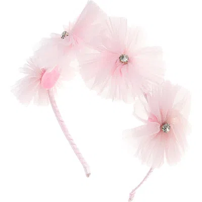 Mini Celebrities Babies'  Daisy Headbands In Pink