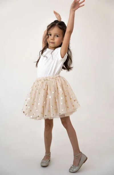 Mini Celebrities Babies'  Gleam Tutu Skirt In Brown