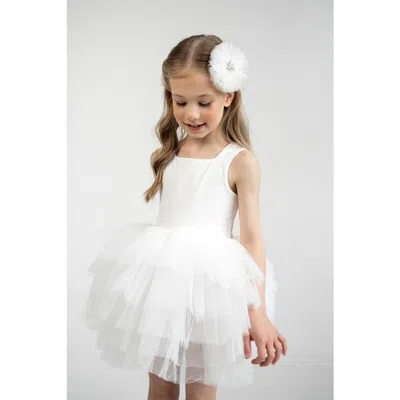 Mini Celebrities Kids'  Lily Sleeveless Fluffy Tutu Dress In White