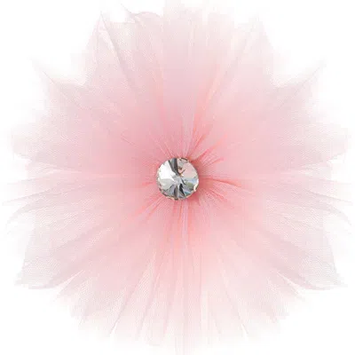 Mini Celebrities Babies'  Lotus Hair Clips In Pink