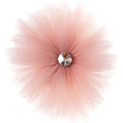 Mini Celebrities Babies'  Lotus Hair Clips In Pink