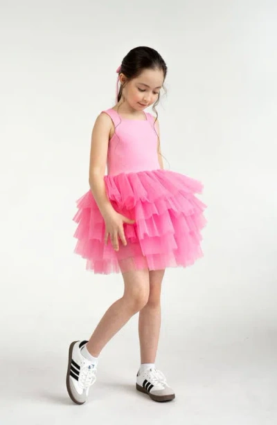 Mini Celebrities Babies'  Magnolia Sleeveless Fluffy Tutu Dress In Pink
