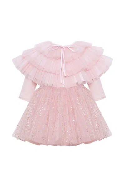 Mini Celebrities Babies'  Pixie Tulle Dress Set In Pink