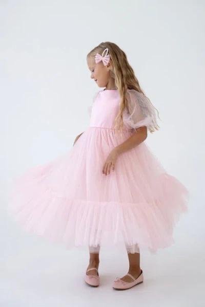Mini Celebrities Babies'  Princess Maxi Tulle Dress In Pink