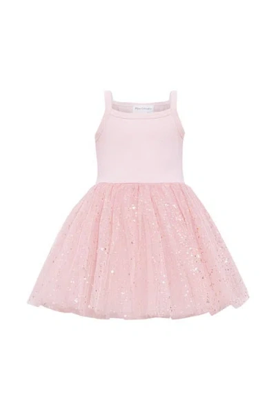 Mini Celebrities Babies'  Sleveless Sparkle Tulle Dress In Pink