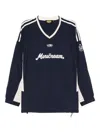 Mini Cream Logo-printed Sweatshirt In Blue
