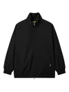 Mini Cream ジップアップ ジャケット In Black