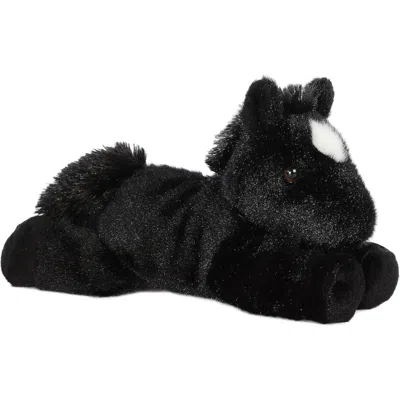 Mini Flopsie Aurora  Beau Black Stallion Horse 8-inch Stuffed Animal Plush
