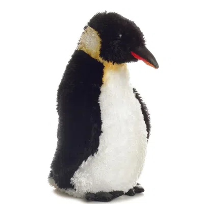 Mini Flopsie Aurora  Emperor Penguin 8-inch Stuffed Animal Plush In Black