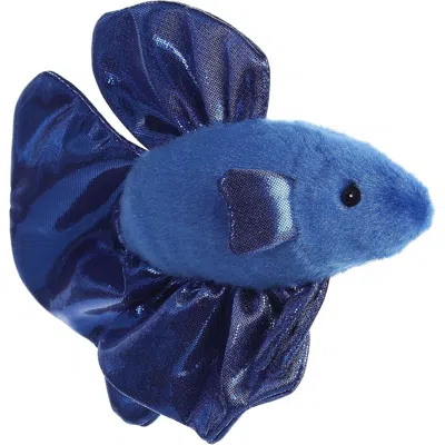 Mini Flopsie Aurora  Finley Betta Fish Stuffed Animal - 8.5-inch Plush In Blue