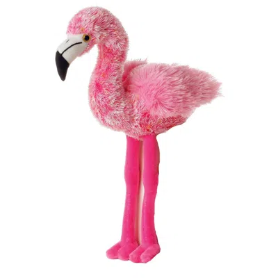 Mini Flopsie Aurora  Flavia The Flamingo 8-inch Animal Plush In Pink