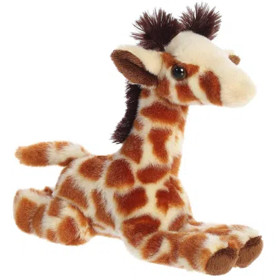 Mini Flopsie Aurora  Giraffe Calf 8-inch Stuffed Animal Plush In Brown