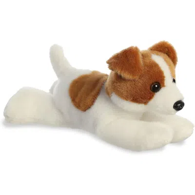 Mini Flopsie Aurora  Jackie Russell Terrier 8-inch Stuffed Animal Plush In White