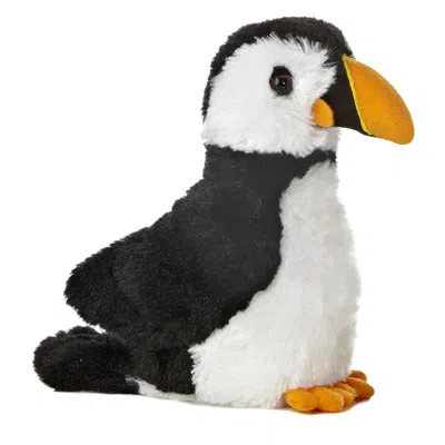 Mini Flopsie Aurora  Puffin Bird 8-inch Stuffed Animal Plush In Black