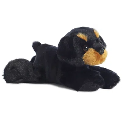 Mini Flopsie Aurora  Raina Rottweiler 8-inch Stuffed Animal Plush In Black