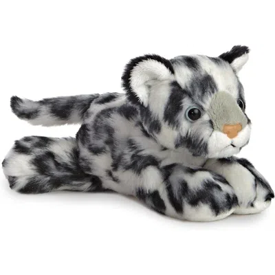 Mini Flopsie Aurora  Snow Leopard 8-inch Stuffed Animal Plush In Gray
