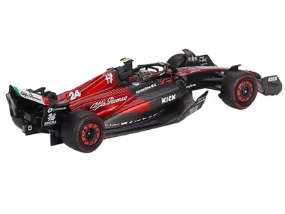 Mini Gt Alfa Romeo C43 #24 Zhou Guanyu "alfa Romeo F1 Team Kick" Formula One F1 "australian Gp" (2023) Limit In Black