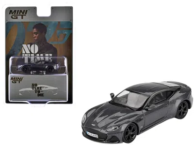 Mini Gt Aston Martin Dbs Rhd (right Hand Drive) Gray Metallic 007 James Bond "no Time To Die" (2021) Movie L