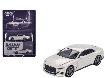 Mini Gt Bentley Batur Bonneville Pearl White Metallic Limited Edition 1/64 Die Cast Model Car By