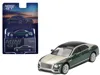 Mini Gt Bentley Flying Spur White Sand And Verdant Green Metallic With Black Top Limited Edition 1/64 Diecas In Green