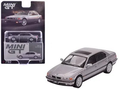 Mini Gt Bmw 750il Aspen Silver Metallic With Sun Roof Limited Edition 1/64 Diecast Model Car By