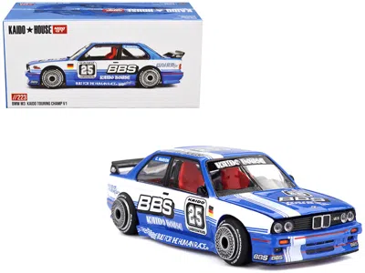 Mini Gt Bmw M3 "kaido Touring Champ V1" #25 Blue With White Stripes (designed By Jun Imai) "kaido House" Spe