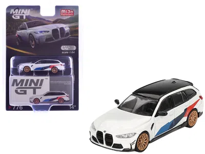 Mini Gt Bmw M3 M Performance Touring Alpine White With Black Top And Graphics Limited Edition To 4800 Pieces In Multi