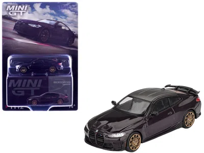 Mini Gt Bmw M4 M-performance Daytona Violet Metallic With Carbon Top Limited Edition 1/64 Diecast Model Car 