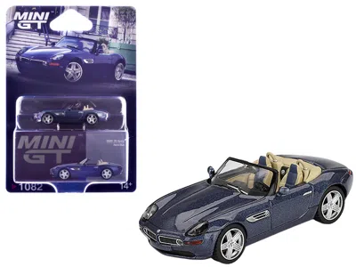 Mini Gt Bmw Z8 Alpina Roadster Alpine Blue Metallic Limited Edition 1/64 Diecast Model Car By