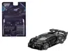 Mini Gt Bugatti Vision Gran Turismo Black And Carbon Limited Edition 1/64 Diecast Model Car By  In Black