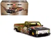 Mini Gt Chevrolet Silverado Dually Pickup Truck "sumatran Rhino" Tan And Carbon With Graphics (designed By J In Multi