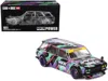 Mini Gt Datsun 510 Wagon Rhd (right Hand Drive) "hks V1" Black With Graphics (designed By Jun Imai) "kaido H In Multi