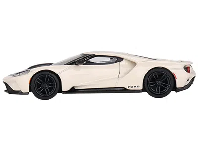 Mini Gt Ford Gt "1964 Prototype Heritage Edition" Wimbledon White With Black Hood And Stripe Limited Edition
