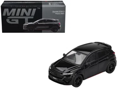 Mini Gt Hyundai Kona N Phantom Black Limited Edition 1/64 Diecast Model Car By