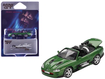 Mini Gt Jaguar Xkr Green Metallic 007 James Bond "die Another Day" (2002) Movie Limited Edition 1/64 Diecast