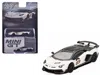 Mini Gt Lamborghini Aventador Svj 63 Bianco Asopo White With Carbon Top Limited Edition 1/64 Diecast Model C In Multi