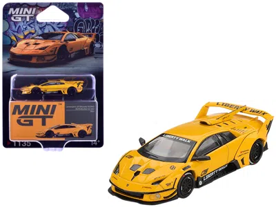 Mini Gt Lamborghini Murcielago Gt Evo Lb-silhouette Works Yellow Limited Edition 1/64 Diecast Model Car By M