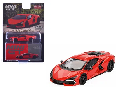 Mini Gt Lamborghini Revuelto Arancio Dac Lucido Orange Limited Edition To 7680 Pieces Worldwide 1/64 Diecast In Red
