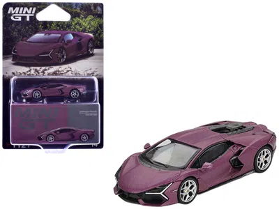 Mini Gt Lamborghini Revuelto Viola 30th Matt Purple Metallic Limited Edition 1/64 Diecast Model Car By Mini 