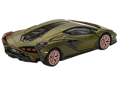 Mini Gt Lamborghini Sian Fkp 37 "presentation Edition" Matt Green Metallic Limited Edition To 4800 Pieces Wo