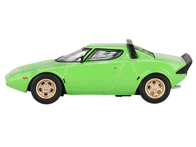 Mini Gt Lancia Stratos Hf Stradale Verde Chiaro Green Limited Edition To 1200 Pieces Worldwide 1/64 Diecast