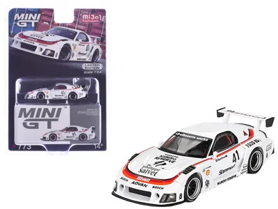 Mini Gt Mazda Rx-7 Lb-super Silhouette #41 "numero Reserve" White Limited Edition 1/64 Diecast Model Car By 