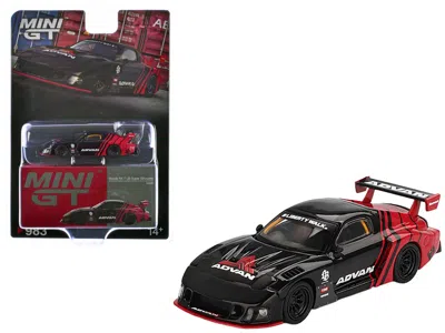 Mini Gt Mazda Rx-7 Lb-super Silhouette Rhd (right Hand Drive) "advan" Black And Red Limited Edition 1/64 Die