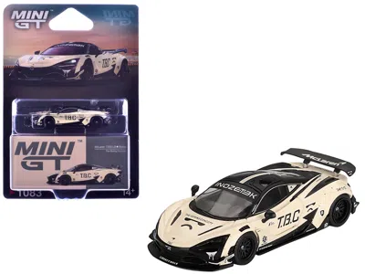 Mini Gt Mclaren 720s Lb-works "the Boring Concept" Cream And Black Limited Edition 1/64 Diecast Model Car By In Neutral
