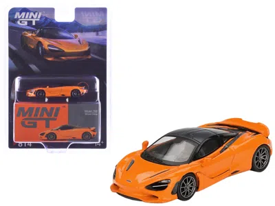 Mini Gt Mclaren 750s Mclaren Orange With Black Top Limited Edition 1/64 Diecast Model Car By