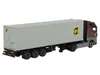 MINI GT MERCEDES-BENZ ACTROS WITH 40' CONTAINER "UPS EUROPE" BROWN AND GRAY 1/64 DIECAST MODEL BY MINI GT