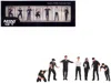Mini Gt Nismo Technician Team 7 Piece Figure Set For 1/64 Scale Models By  In Black