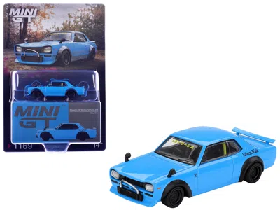 Mini Gt Nissan Lb-works Hakosuka Rhd (right Hand Drive) Baby Blue Limited Edition 1/64 Diecast Model Car By 